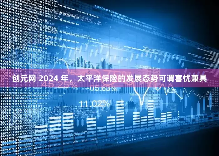 创元网 2024 年，太平洋保险的发展态势可谓喜忧兼具