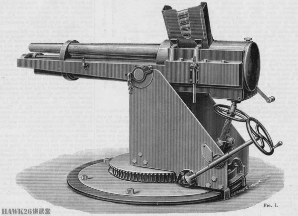 易策略 图说：哈奇开斯37mm转管炮 马尾海战福建水师伤亡惨重的罪魁祸首