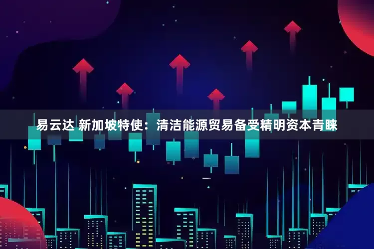 易云达 新加坡特使：清洁能源贸易备受精明资本青睐